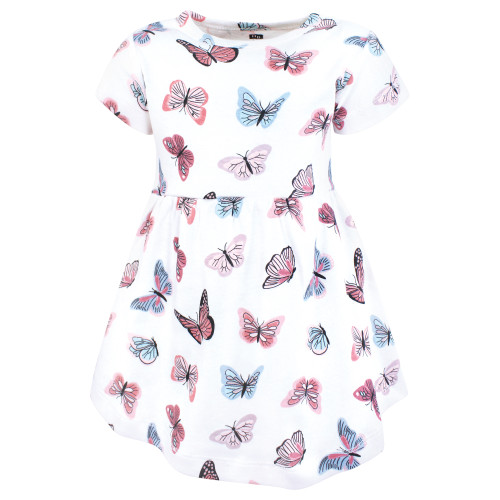 Hudson Baby Cotton Dresses, Sweet Butterflies