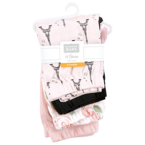 Hudson Baby Cotton Pants and Leggings, Bonjour Paris