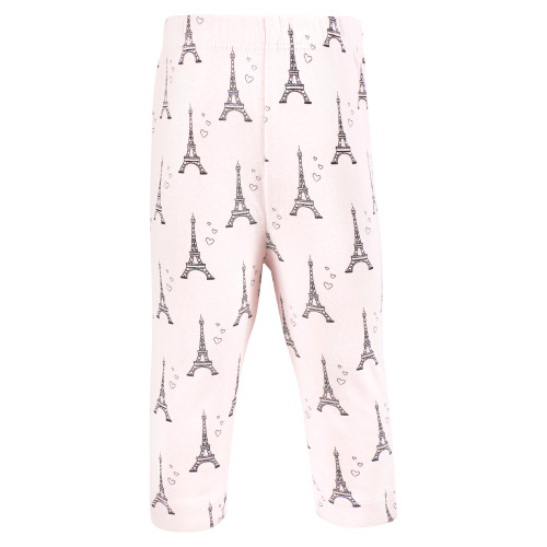 Hudson Baby Cotton Pants and Leggings, Bonjour Paris