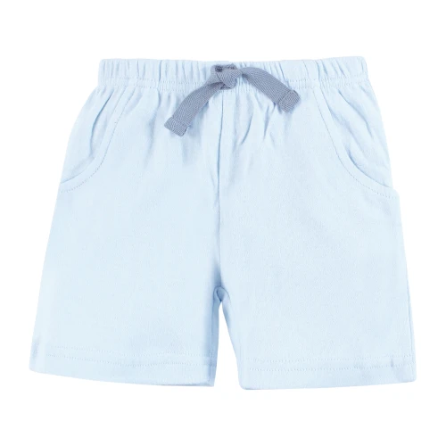 Hudson Baby Shorts Bottoms 4-Pack, Multi Color Boy Elephant