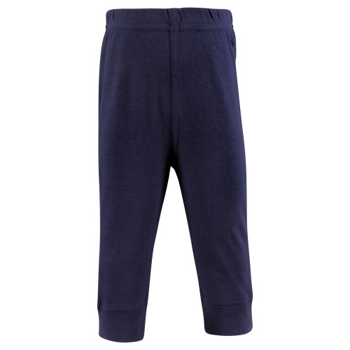 Hudson Baby Cotton Pants and Leggings, Charcoal Teal Blue