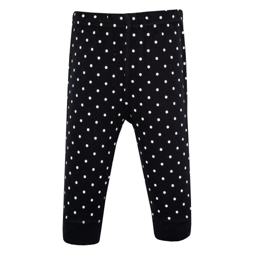 Hudson Baby Cotton Pants and Leggings, Black Toile