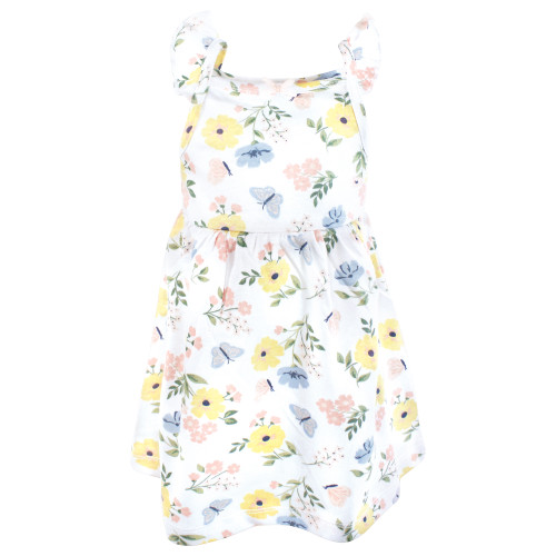 Hudson Baby Cotton Dresses, Soft Butterfly Floral