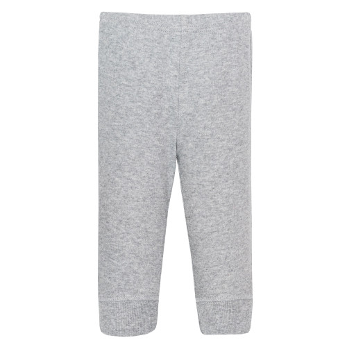 Hudson Baby Cotton Pants and Leggings, Gray Mint Elephant