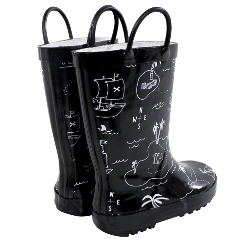 Hudson Baby Rain Boots, Fun Pirate