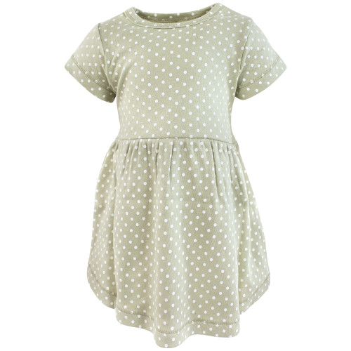 Hudson Baby Cotton Dresses, Pastel Wildflower