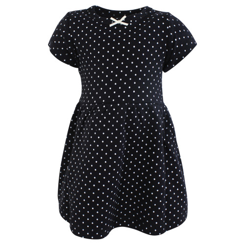 Hudson Baby Cotton Dresses, Neutral Daisy