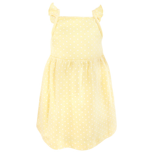 Hudson Baby Cotton Dresses, Pink Yellow Pretty Floral