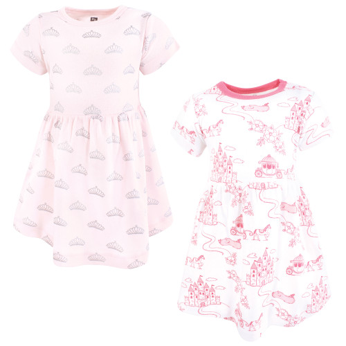 Hudson Baby Cotton Dresses, Pink Fairytale Princess