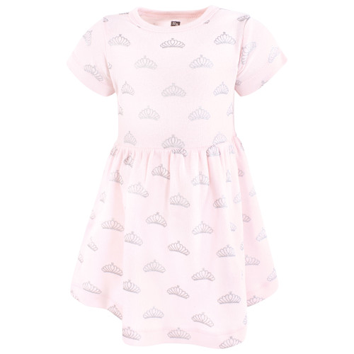 Hudson Baby Cotton Dresses, Pink Fairytale Princess