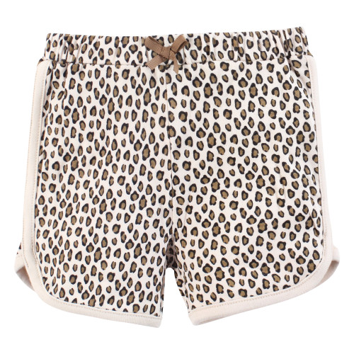 Hudson Baby Shorts Bottoms 4-Pack, Leopard Stripe