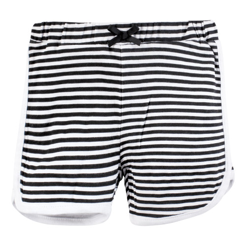 Hudson Baby Shorts Bottoms 4-Pack, Leopard Stripe