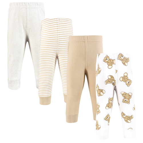 Hudson Baby Cotton Pants and Leggings, Teddy Bears