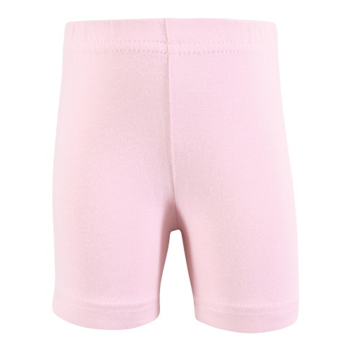 Hudson Baby Shorts Bottoms 4-Pack, White Pink