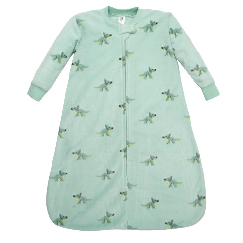 Hudson Baby Long-Sleeve Fleece Sleeping Bag, Small Dino Friends