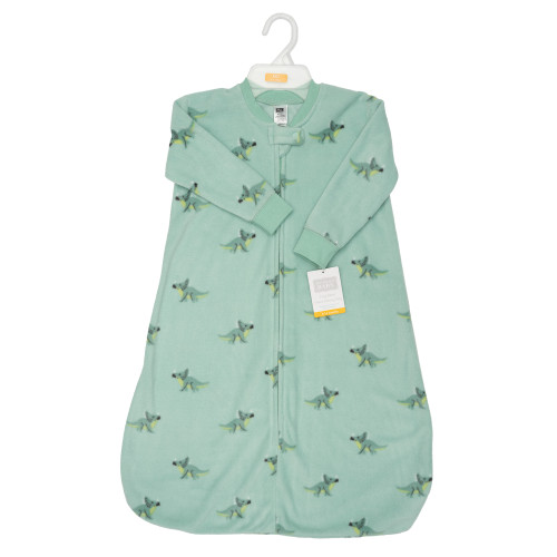 Hudson Baby Long-Sleeve Fleece Sleeping Bag, Small Dino Friends