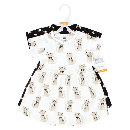 Hudson Baby Cotton Dresses, Purrfect Leopard