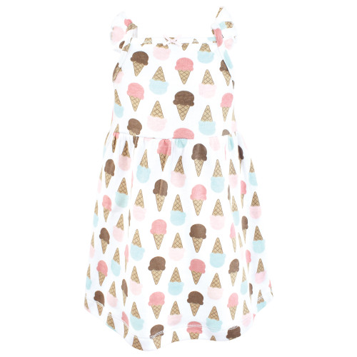 Hudson Baby Cotton Dresses, Melt My Heart Ice Cream