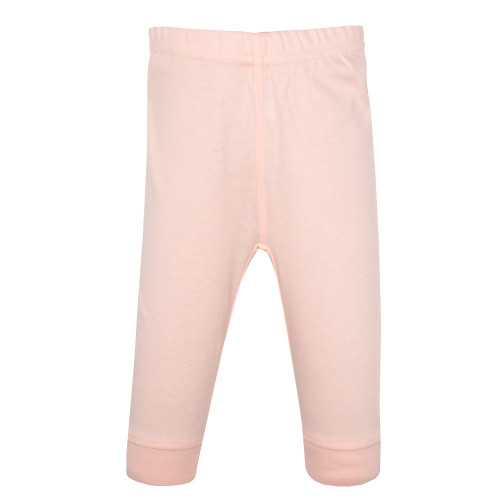 Hudson Baby Cotton Pants and Leggings, Pink Taupe Bear