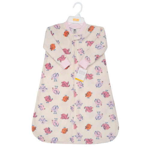 Hudson Baby Long-Sleeve Fleece Sleeping Bag, Baby Bird