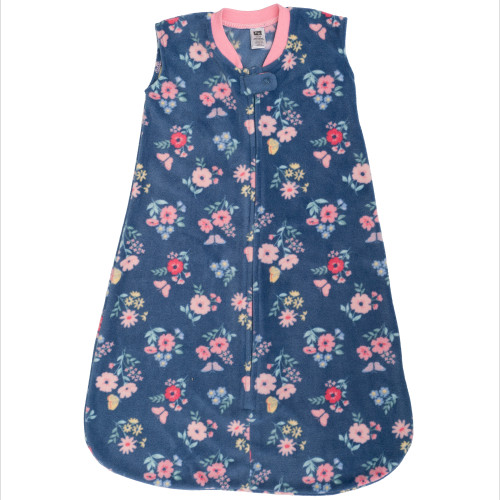 Hudson Baby Plush Sleeping Bag, Sack, Blanket, Blue Butterfly Floral
