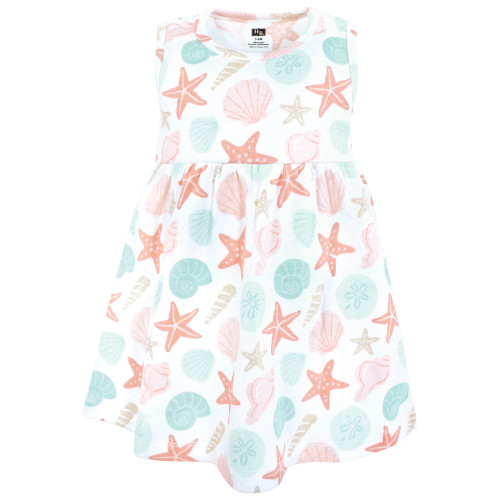 Hudson Baby Cotton Dress and Cardigan Set, By The Sea