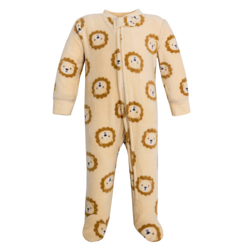 Hudson Baby Fleece Sleep and Play, Brave Lion
