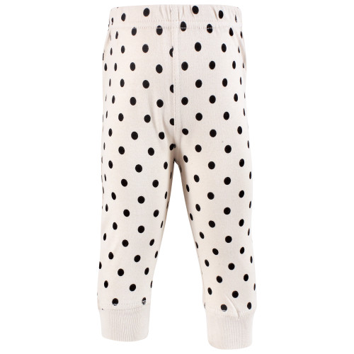 Hudson Baby Cotton Pants and Leggings, Neutral Pink Floral