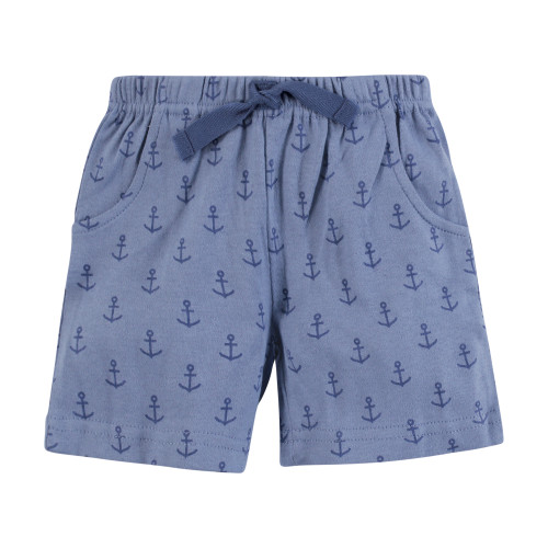Hudson Baby Shorts Bottoms 4-Pack, Sea Friends