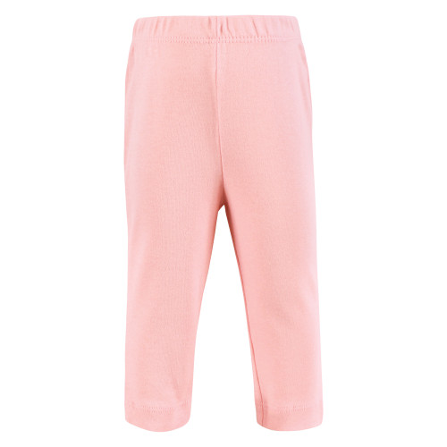 Hudson Baby Cotton Pants and Leggings, Pink Yellow Pretty Floral