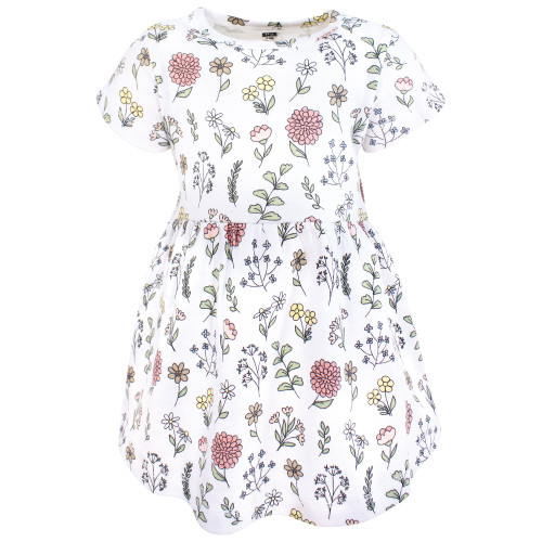 Hudson Baby Cotton Dresses, Dandelion Wish