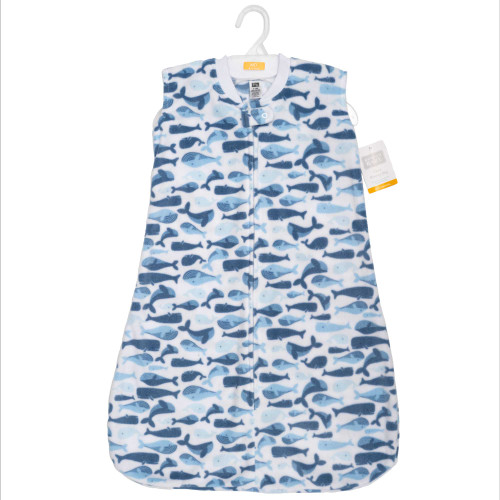 Hudson Baby Plush Sleeping Bag, Sack, Blanket, Cute Whales