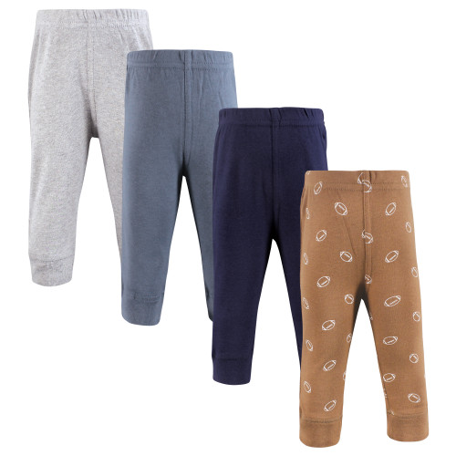 Hudson Baby Cotton Pants and Leggings, Football Fan