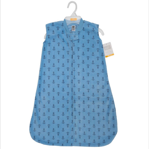 Hudson Baby Plush Sleeping Bag, Sack, Blanket, Blue Anchor