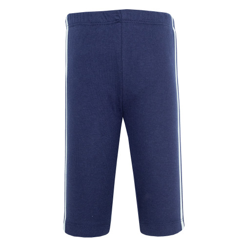 Hudson Baby Cotton Pants and Leggings, Lt Blue Navy