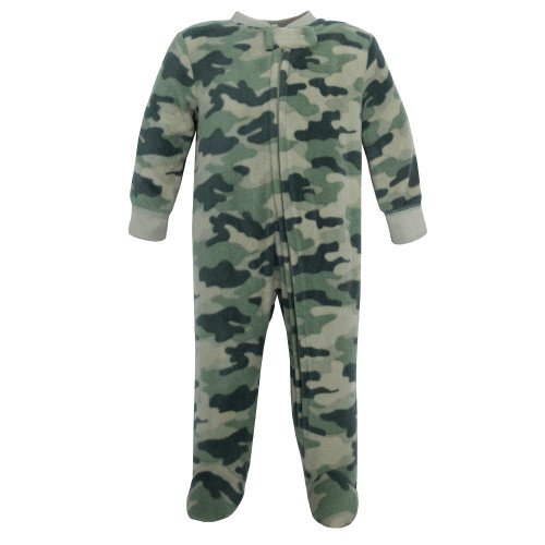 Hudson Baby Fleece Sleep and Play, Brown Bear Camo