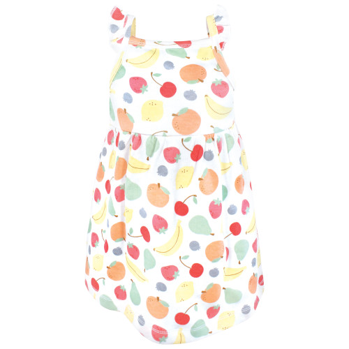 Hudson Baby Cotton Dresses, Cutie Fruit