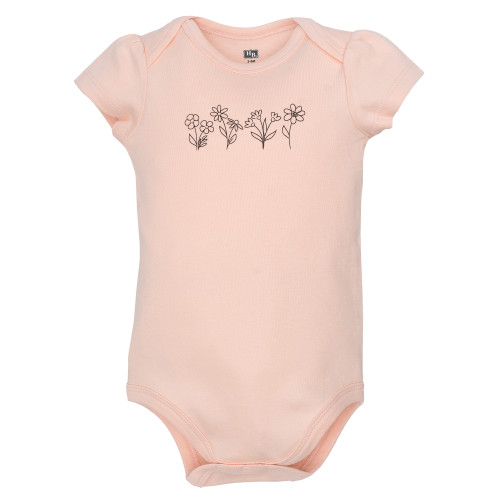 Hudson Baby Cotton Bodysuits 5-Pack, Dandelion Wish