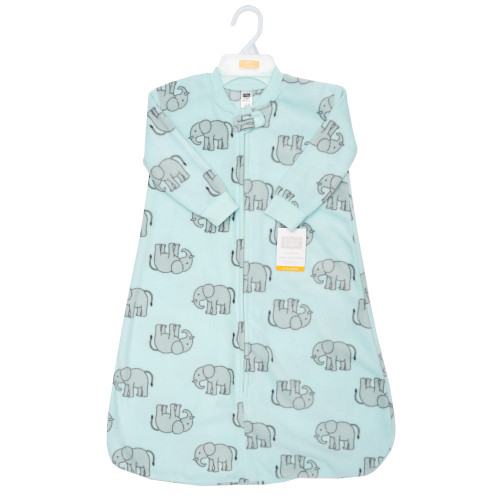 Hudson Baby Long-Sleeve Fleece Sleeping Bag, Cute Elephant