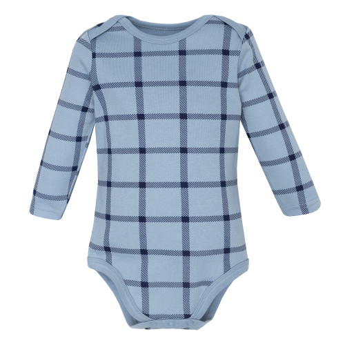 Hudson Baby Cotton Long-Sleeve Bodysuits 5-Pack, Handsome Like Daddy