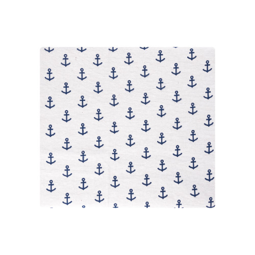 Hudson Baby Cotton Flannel Receiving Blankets Bundle, Sea Friends 7-Pack