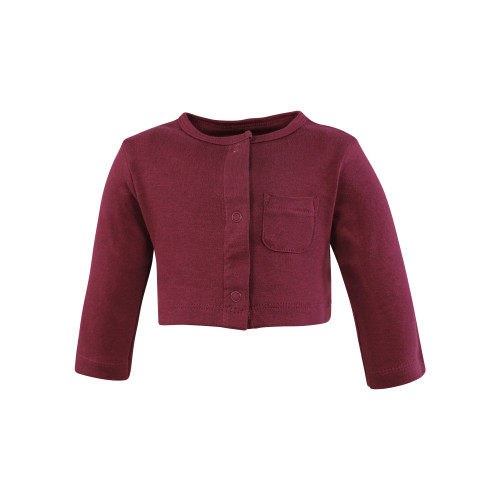 Hudson Baby Cotton Dress and Cardigan Set, Autumn Floral