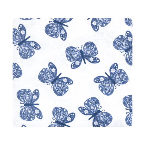 Hudson Baby Cotton Flannel Receiving Blankets Bundle, Beautiful Butterfly