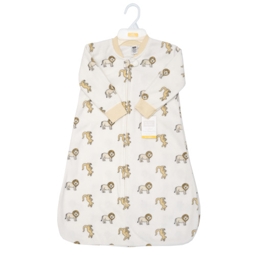 Hudson Baby Long-Sleeve Fleece Sleeping Bag, Lion Kangaroo