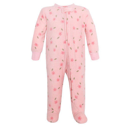 Hudson Baby Fleece Sleep and Play, Family Floral