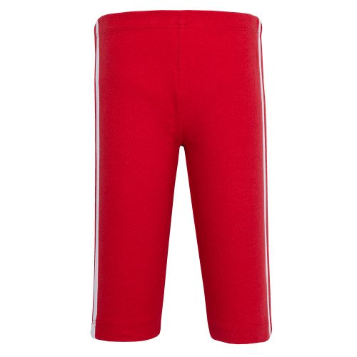 Hudson Baby Cotton Pants and Leggings, Red Black