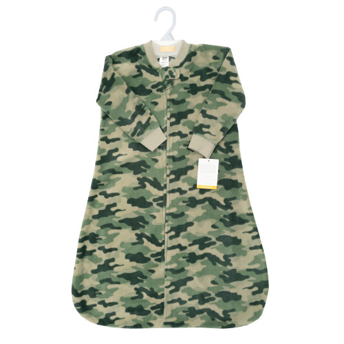 Hudson Baby Long-Sleeve Fleece Sleeping Bag, Camo
