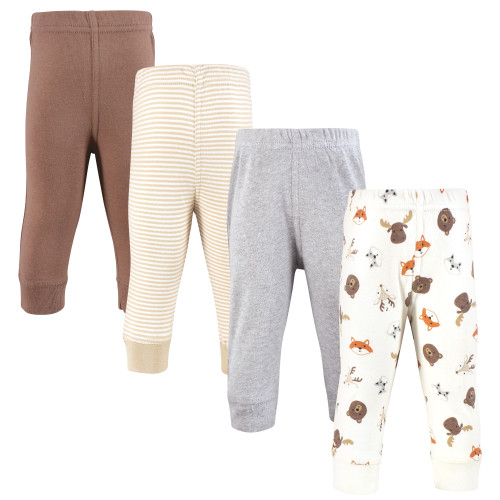Hudson Baby Cotton Pants and Leggings, Cute Woodland