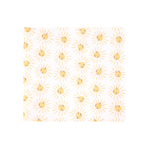 Hudson Baby Cotton Flannel Receiving Blankets Bundle, Cloudy Rainbow