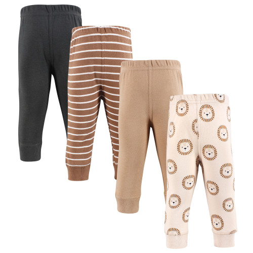 Hudson Baby Cotton Pants and Leggings, Brave Lion